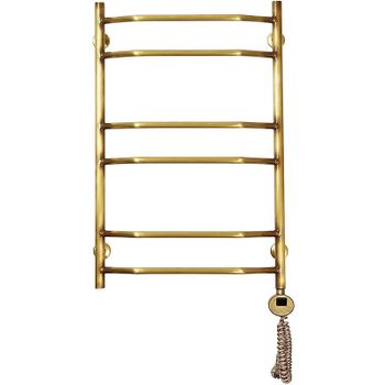 Электрический полотенцесушитель Domoterm Лаура П6 600x800 АБР ER Античная бронза — фото 1, Электрические полотенцесушители