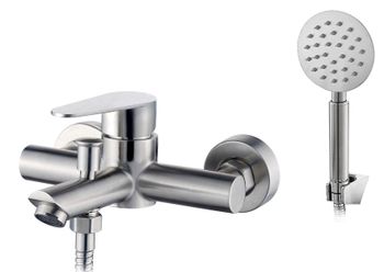 Смеситель для ванны ESKO Orlando OL 54 Никель — фото 2, Смеситель для ванны