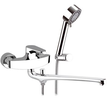 Смеситель для ванны Remer Class Line L49 универсальный Хром — фото 1, Смеситель для ванны