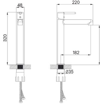 Смеситель для раковины Iddis Aiger AIGMG01i01 Золото матовое — фото 2, Смесители для раковины