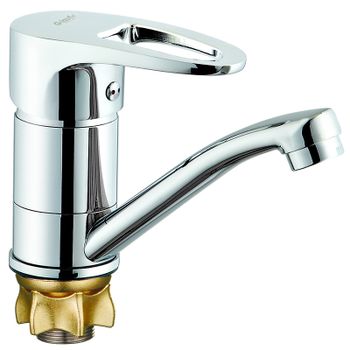 Смеситель для раковины G-Lauf 4T4-B180 Хром — фото 1, Смесители для раковины