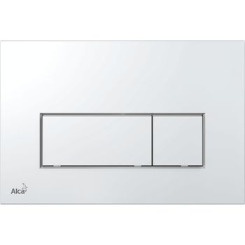 Клавиша смыва Alcaplast Thin M571 Хром глянцевый — фото 1, Кнопки смыва