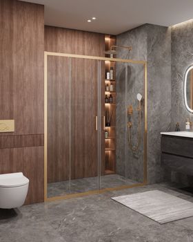 Душевая дверь CEZARES MOLVENO-BF-2-170-C-BORO-IV — фото 1, Душевые двери в нишу