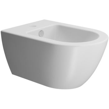 Биде GSI Pura 8865109 подвесное Белое матовое — фото 1, Биде подвесные