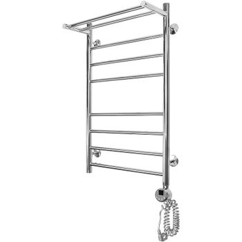 Электрический полотенцесушитель Domoterm Медея сп П8 500x800 ER с полкой Хром — фото 4, Электрические полотенцесушители