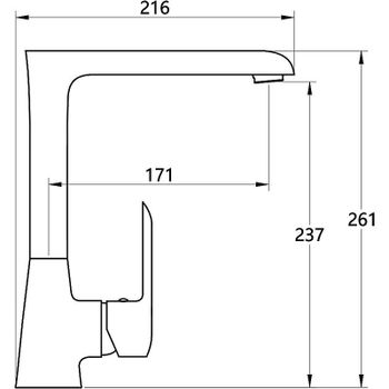 Смеситель для кухни Melodia della vita Heavy Metal MDV35615gn Оружейная сталь — фото 2, Смесители для кухни