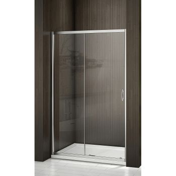 Душевая дверь в нишу Good Door Neo WTW-110-C-CH 110х185 профиль Хром стекло прозрачное — фото 3, Раздвижные душевые двери