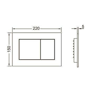 Комплект унитаза AQUAme AQM2002 с инсталляцией Tece Base 9400413 с сиденьем Микролифт и Белой клавиш — фото 4, Комплекты унитаз + инсталляция