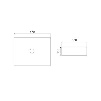 Раковина-чаша Iddis Slide 47 SLIWS02i27 Белая глянцевая — фото 4, Раковины накладные
