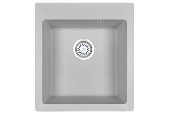 Granula-4651, СЛАНЕЦ, кухонная мойка, кварц — фото 1, Кухонные мойки