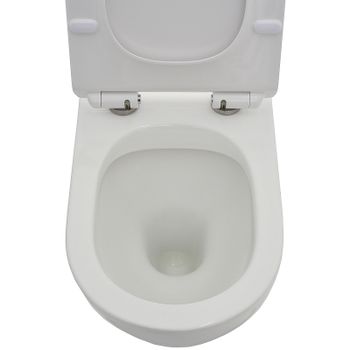 Унитаз компакт AQUAme AQM1002 без бачка с сиденьем Микролифт — фото 5, Напольные унитазы