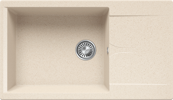 Кухонная мойка Polygran GALS-862 (№327 Кремовый) — фото 1, Кухонные мойки