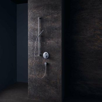 Смеситель для душа Axor Starck 10700000 с термостатом Хром — фото 3, Смеситель для душа