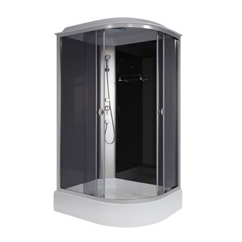 Душевая кабина Niagara Eco E120/80/26L/TN (120х80х215) средний поддон(26см),стекло тонированное,4 ме — фото 3, Душевые кабины