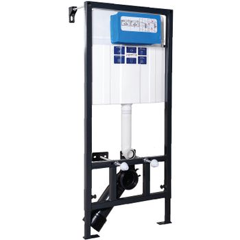 Инсталляция Bettoserb Sava Fix Slim SET40006468 для унитаза с клавишей смыва Хром матовый — фото 4, Инсталляции для унитазов