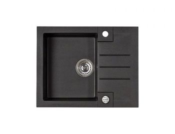 Мойка для кухни ROCK 30 GRANITAL BEIGE-G55 595x475x160;1x с сифоном 1105296, — фото 1, Кухонные мойки