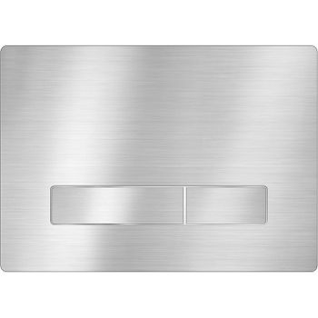Клавиша смыва KK POL Vitrum Metal Slim 350/PSM/005-00-00 Нержавеющая сталь — фото 1, Кнопки смыва
