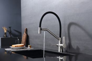 Смеситель для кухни Raglo R80.62.05 Сатин Черный — фото 7, Смесители для кухни