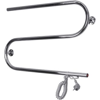 Электрический полотенцесушитель Domoterm S-образный DMT 112 42x70 EK R Хром — фото 4, Электрические полотенцесушители