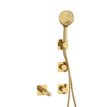 Товар: A7651.303.305.280.197.207 Встраиваемый комплект для ванны с лейкой и изливом - фото 5 A7651.303.305.280.197.207 Встраиваемый комплект для ванны с лейкой и изливом — фото 5, Смеситель для ванны