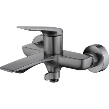 Смеситель для ванны Haiba HB60816-3 Оружейная сталь — фото 1, Смеситель для ванны