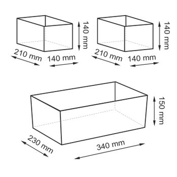 Mindel WB-850 Set Набор корзин — фото 8, Органайзеры для ванной