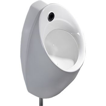 Писсуар CeramaLux X560S Белый с сенсорным механизмом смыва — фото 1, Писсуары