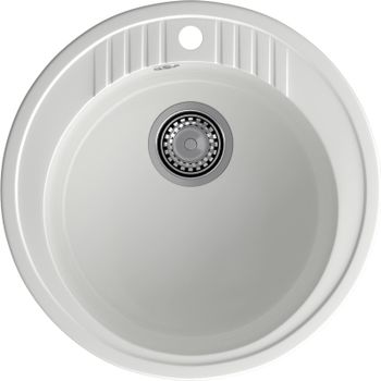 GRANFEST Мойка RONDO 520 1-чаша D-520мм иней арт.GF- — фото 2, Кухонные мойки