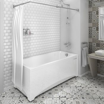 Акриловая ванна Radomir Vannesa Веста 160x70 2-01-0-0-1-269Р без гидромассажа — фото 8, Акриловые ванны