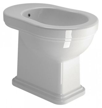 Биде GSI Classic 54 8762111 белое глянцевое — фото 1, Биде напольные