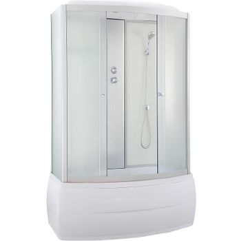 Душевой бокс Parly Effect 170х215 BNE170FR 9337 профиль Хром стекло тонированное — фото 1, Душевые боксы