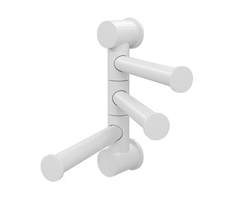 K-1053WHITE Держатель полотенец тройной — фото 1, Полотенцедержатели