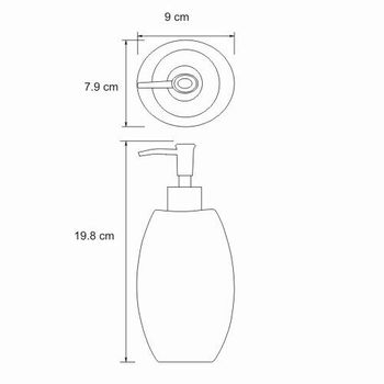 Werra K-8299 Дозатор для жидкого мыла — фото 4, Дозаторы
