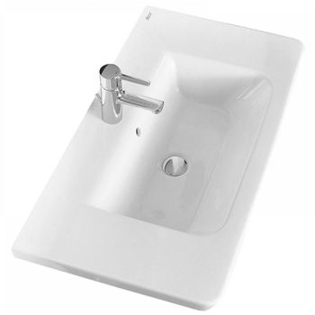 Раковина Roca Unik The Gap 70 327471000 Белая — фото 1, Раковины встраиваемые сверху