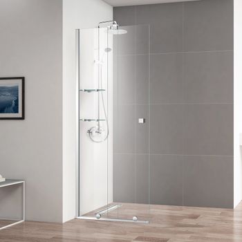 Душевая перегородка CEZARES STREAM-BF-1-90-C-Cr — фото 1, Душевые перегородки