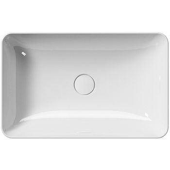 Раковина-чаша GSI Nubes 60 903611 Белая — фото 4, Раковины накладные