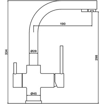 Смеситель для кухни Swedbe Selene Plus 8148 Медь — фото 4, Смесители для кухни