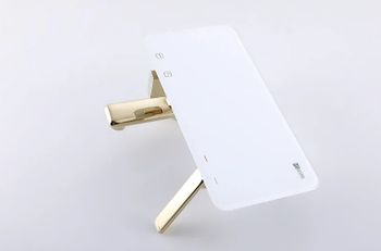 Смеситель для ванны Lemark Mista LM6414WG Золото Белый — фото 8, Смеситель для ванны