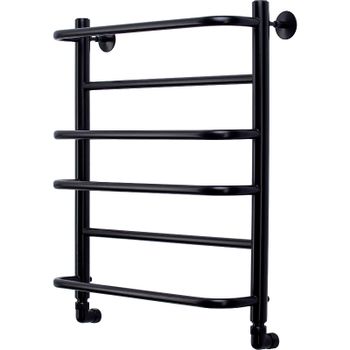 Водяной полотенцесушитель Comfysan Puro W-6 60x50 012908 Черный матовый — фото 1, Водяные полотенцесушители