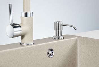 Granula-1403, НЕРЖ, ДОЗАТОР КУХОННЫЙ — фото 2, Дозаторы для кухонных моек