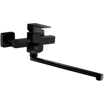 Смеситель для ванны Haiba HB22803-7 универсальный Черный матовый — фото 1, Смеситель для ванны