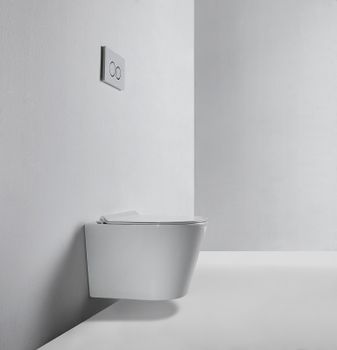 Унитаз Bond F03-10 подвесной Белый с сиденьем Микролифт — фото 2, Подвесные унитазы