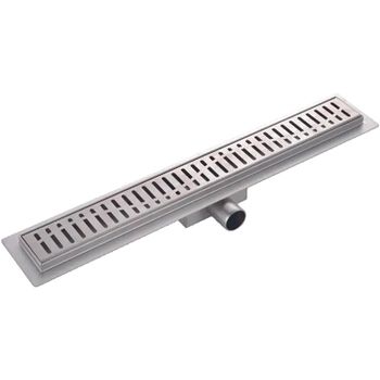 Душевой лоток Haiba 800x70 HB93800 с решеткой Сатин — фото 1, Душевые лотки