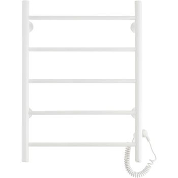 Электрический полотенцесушитель Domoterm Аврора DMT 109-5 50x71 EK R Белый матовый — фото 1, Электрические полотенцесушители