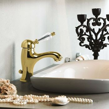 Смеситель для раковины Fiore Imperiale Sky 82OO5221 Золото — фото 3, Смесители для раковины