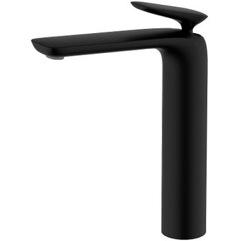 Смеситель для раковины AQUAme Como AQM6514MB Черный матовый — фото 1, Смесители для раковины