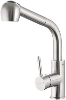 Смеситель для кухни Haiba HB70304-2 Нержавеющая сталь — фото 5, Смесители для кухни