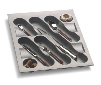 Лоток для столовых приборов PE-450 390X490X 50 mm, — фото 1, Лотки для столовых приборов