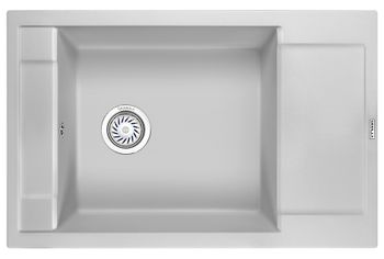 Granula-7806, СЛАНЕЦ, кухонная мойка, кварц — фото 1, Кухонные мойки