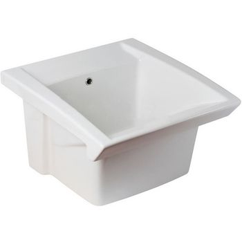 Хозяйственная раковина Hatria Complementi 60 YXMA Белая — фото 1, Раковины встраиваемые сверху